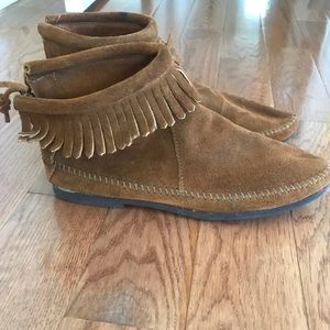 Moccasin booties